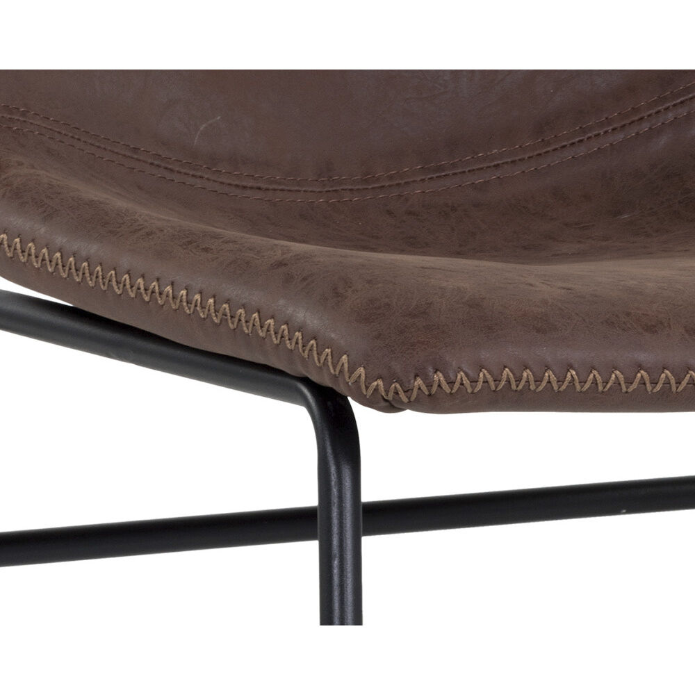 Cal Antique Brown Dining Chair, Set Of 2